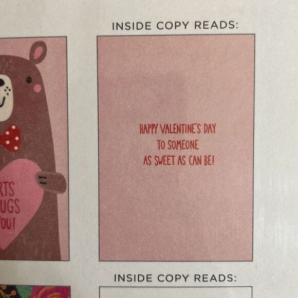 4 Packs of 8 Valentine’s Day Cards & Envelopes (32 Total) Happy Hearts Hugs NWT - Picture 5 of 11